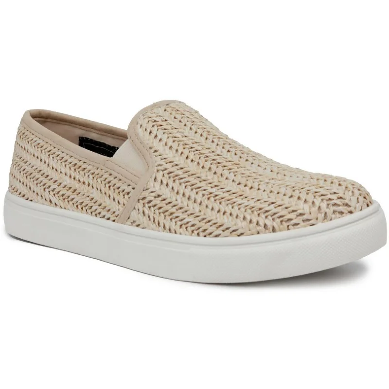 Women's Glitter - Embellished Ballet Flats in Silver for a Sparkly Party Look Jones New York Womens SILINE Laceless Slip On Slip-On Sneakers