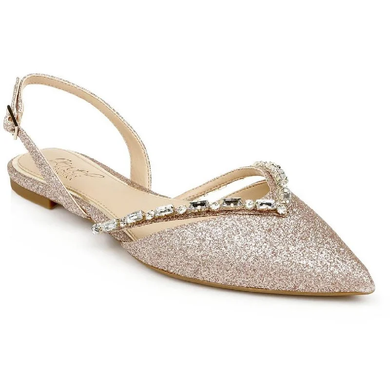 Women's Geometric - Patterned Ballet Flats in Multicolor for a Fashion - Forward Look Jewel Badgley Mischka Womens Camden Glitter Embellished Slingbacks Women's Geometric - Patterned Ballet Flats in Multicolor for a Fashion - Forward Look Jewel Badgley Mischka Womens Camden Glitter Embellished Slingbacks