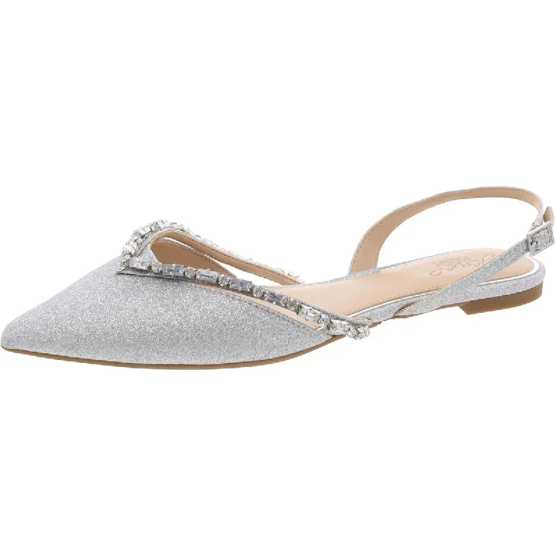 Women's Geometric - Patterned Ballet Flats in Multicolor for a Fashion - Forward Look Jewel Badgley Mischka Womens Glitter Rhinestone Ballet Flats Women's Geometric - Patterned Ballet Flats in Multicolor for a Fashion - Forward Look Jewel Badgley Mischka Womens Glitter Rhinestone Ballet Flats