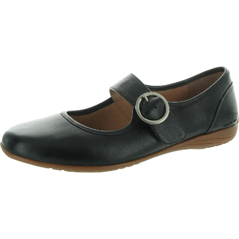 Women's Tassel - Trimmed Ballet Flats in Olive Green for a Trendy Twist Josef Seibel Womens Buckle Leather Mary Janes
