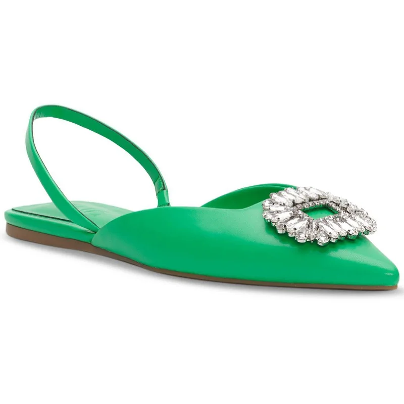 Women's Bow - Embellished Ballet Flats with a Platform Sole in Red for Added Height INC Womens Melicity Embellished Rhinestone Slingbacks Women's Bow - Embellished Ballet Flats with a Platform Sole in Red for Added Height INC Womens Melicity Embellished Rhinestone Slingbacks