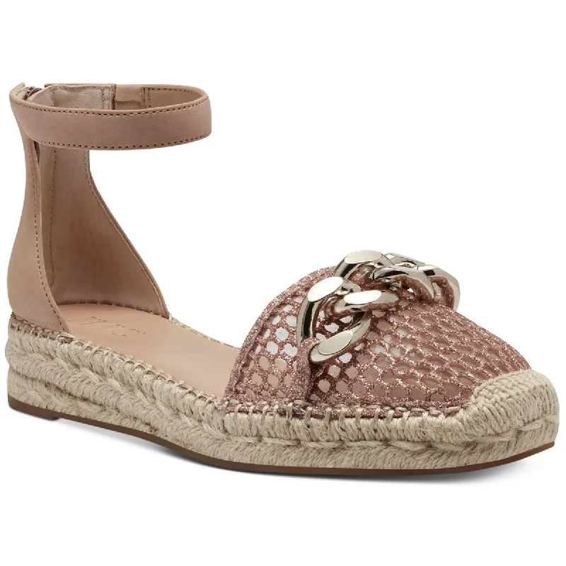 Women's Embroidered Floral Pattern Ballet Flats in White for a Spring - Inspired Outfit INC Womens KIPRIAP Ankle Strap Lifestyle Espadrilles Women's Embroidered Floral Pattern Ballet Flats in White for a Spring - Inspired Outfit INC Womens KIPRIAP Ankle Strap Lifestyle Espadrilles