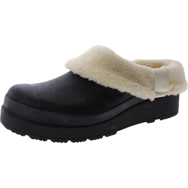Women's Memory Foam Insole Ballet Flats in Pink for Extra Comfort Hunter Womens Play Sherpa Rubber Slip On Clogs