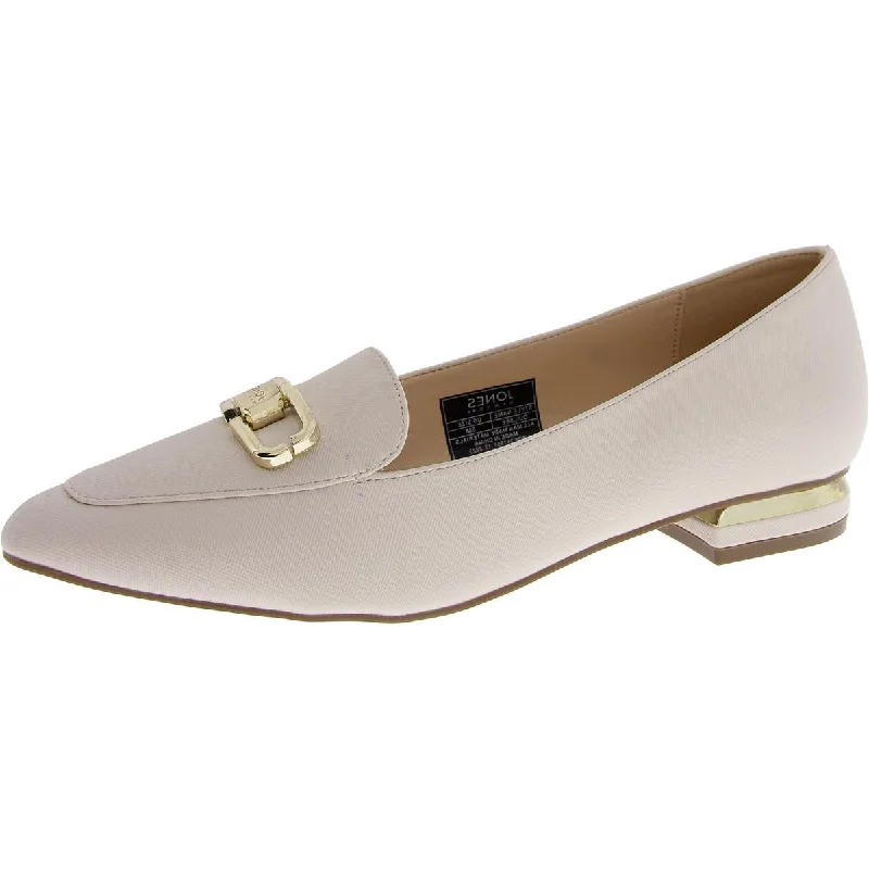 Women's Cashmere - Lined Ballet Flats in Burgundy for Warmth in Cold Weather Jones New York Womens Quilsee Faux Leather Embellished Loafers