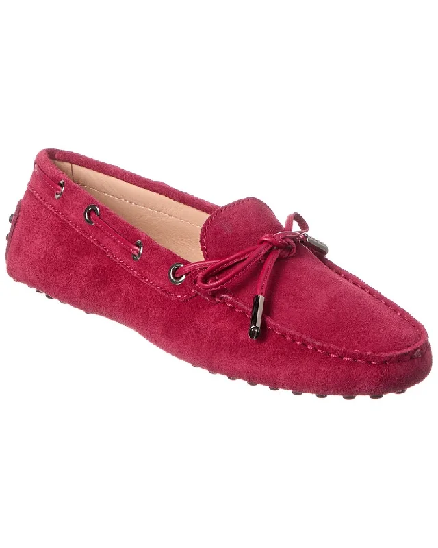 Women's Tassel - Trimmed Loafers with a Low Heel in Olive Green for a Trendy Twist Tod’S Suede Loafer Women's Tassel - Trimmed Loafers with a Low Heel in Olive Green for a Trendy Twist Tod’S Suede Loafer
