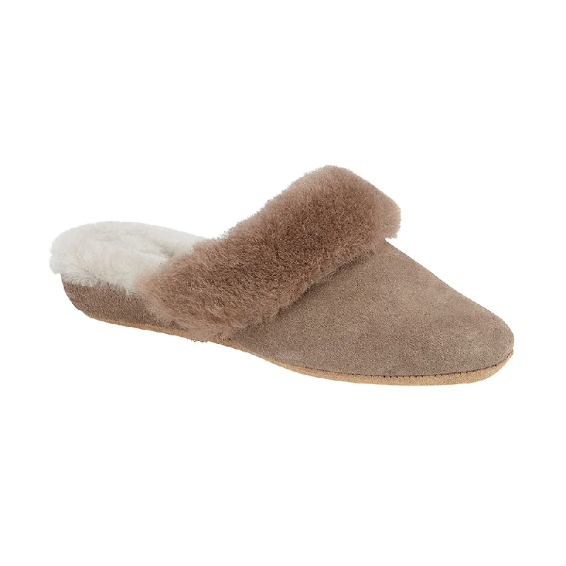 Women's Faux Fur Lined Slippers with Memory Foam Insoles in Pink for Cozy Nights LUCY Womens Sheepskin Mule Slippers Women's Faux Fur Lined Slippers with Memory Foam Insoles in Pink for Cozy Nights LUCY Womens Sheepskin Mule Slippers