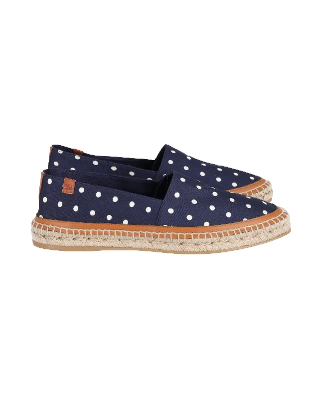 Women's Bow - Embellished Loafers in Red for a Feminine Touch Gabriela Hearst Alba Polka-Dot Espadrilles in Navy Blue Satin Women's Bow - Embellished Loafers in Red for a Feminine Touch Gabriela Hearst Alba Polka-Dot Espadrilles in Navy Blue Satin