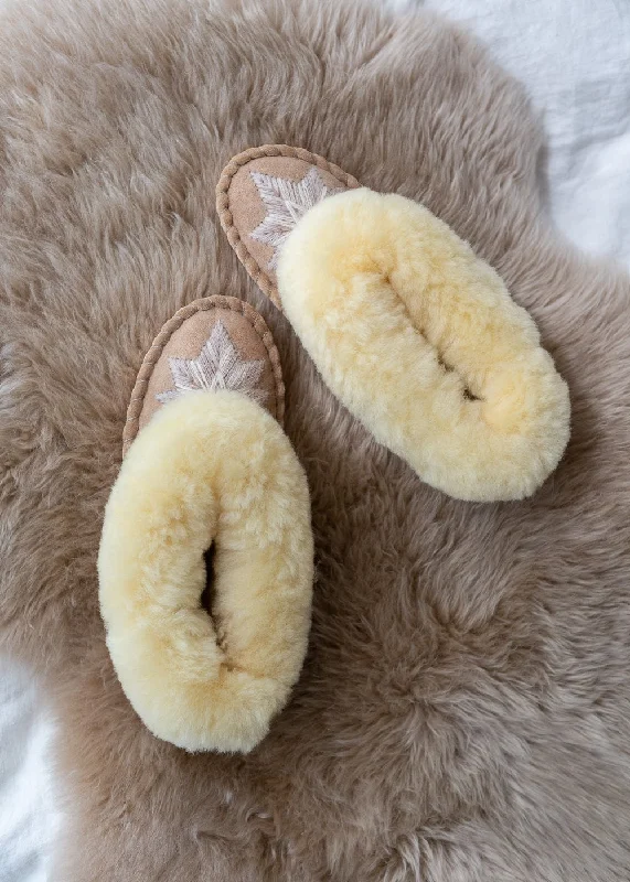 Women's Slippers with a Quilted Pattern in Gray for Added Style Women's Sheepskin Slippers – Oyster Women's Slippers with a Quilted Pattern in Gray for Added Style Women's Sheepskin Slippers – Oyster