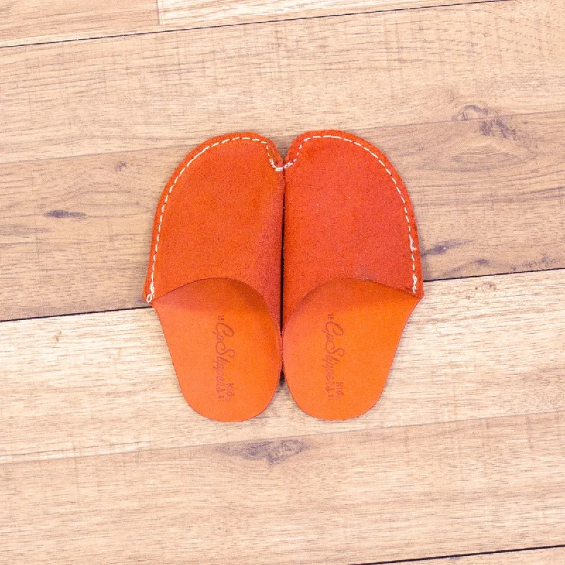 Women's Moccasin - Style Slippers with Fringe Detail in Brown for a Rustic Look Orange CP Slippers Kids Minimalist Women's Moccasin - Style Slippers with Fringe Detail in Brown for a Rustic Look Orange CP Slippers Kids Minimalist