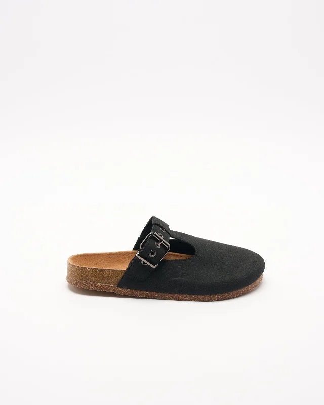 Women's Premium Leather Tassel Loafers in Dark Brown for a Classic Office Look Miles Mule - Black Women's Premium Leather Tassel Loafers in Dark Brown for a Classic Office Look Miles Mule - Black
