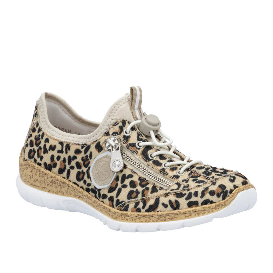 Women's casual loafers for a sophisticated appearance RIEKER NIKITA - N426392 - LEOPARD Women's casual loafers for a sophisticated appearance RIEKER NIKITA - N426392 - LEOPARD