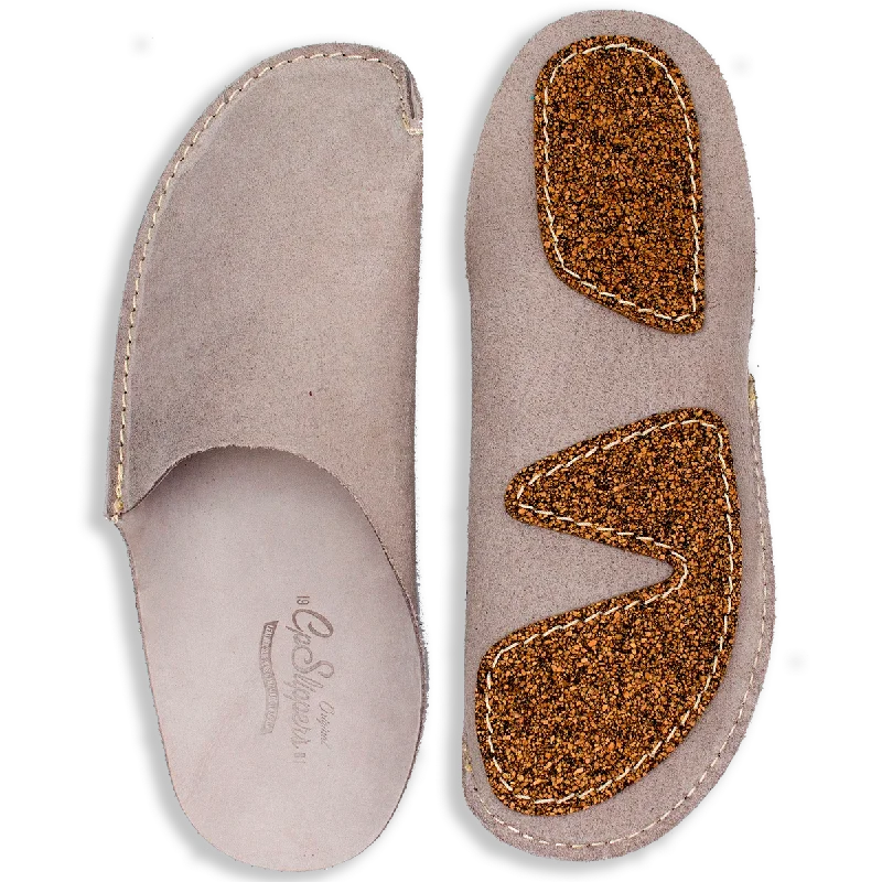 Women's Slippers with a Quilted Pattern in Gray for Added Style Gray CP Slippers Luxe