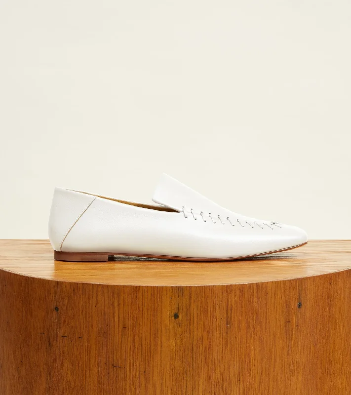 Ivory Nappa Leather