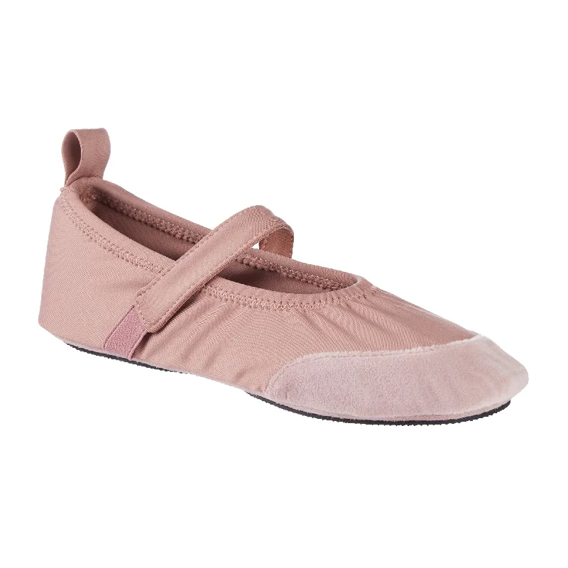 Women's Knitted Cable Pattern Slippers with a Non - Slip Sole in Cream for Indoor Comfort Women's Spandex Sloane Mary Jane Slippers Women's Knitted Cable Pattern Slippers with a Non - Slip Sole in Cream for Indoor Comfort Women's Spandex Sloane Mary Jane Slippers
