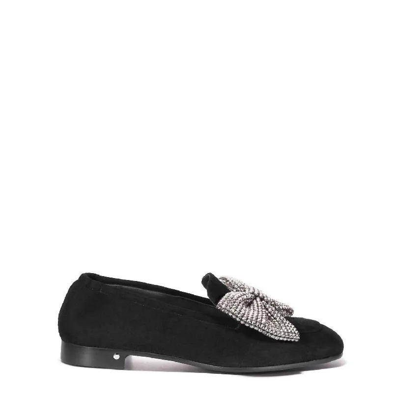 Women's Cashmere - Lined Loafers in Burgundy for Warmth in Winter Women's Angela Bow Suede Loafer In Black/silver Women's Cashmere - Lined Loafers in Burgundy for Warmth in Winter Women's Angela Bow Suede Loafer In Black/silver