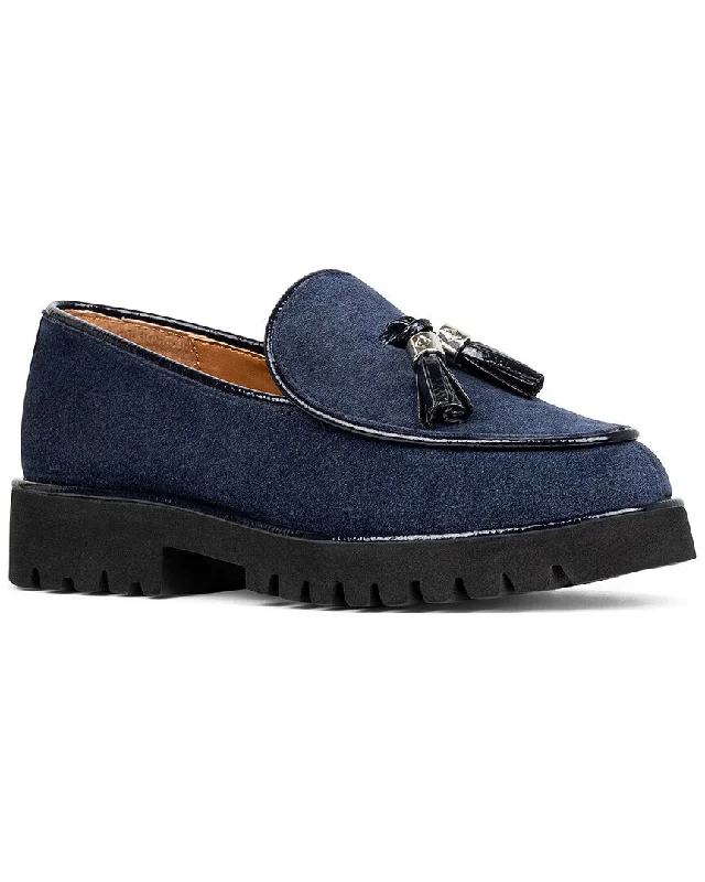 Women's Bow - Embellished Loafers in Red for a Feminine Touch Donald Pliner Eclipse Suede Loafer Women's Bow - Embellished Loafers in Red for a Feminine Touch Donald Pliner Eclipse Suede Loafer