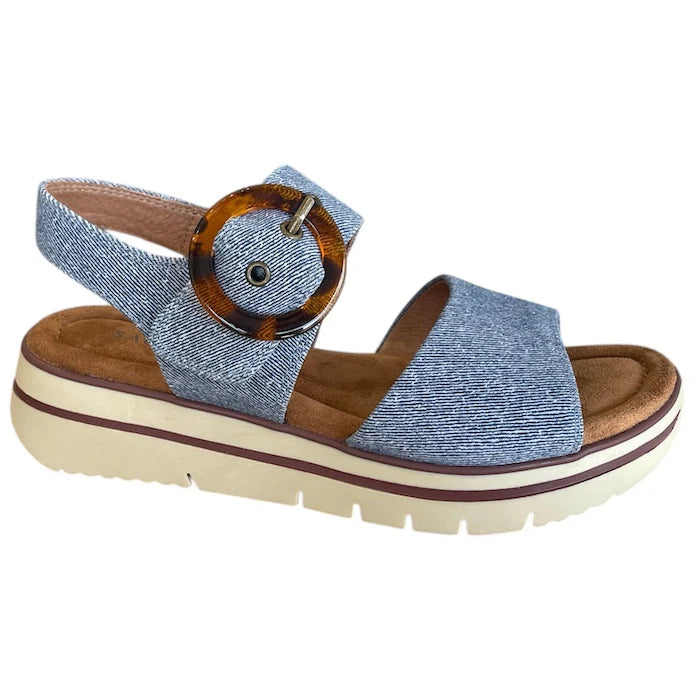 Women's casual canvas shoes for a laid - back look SALVIA ARLO - DENIM BLUE