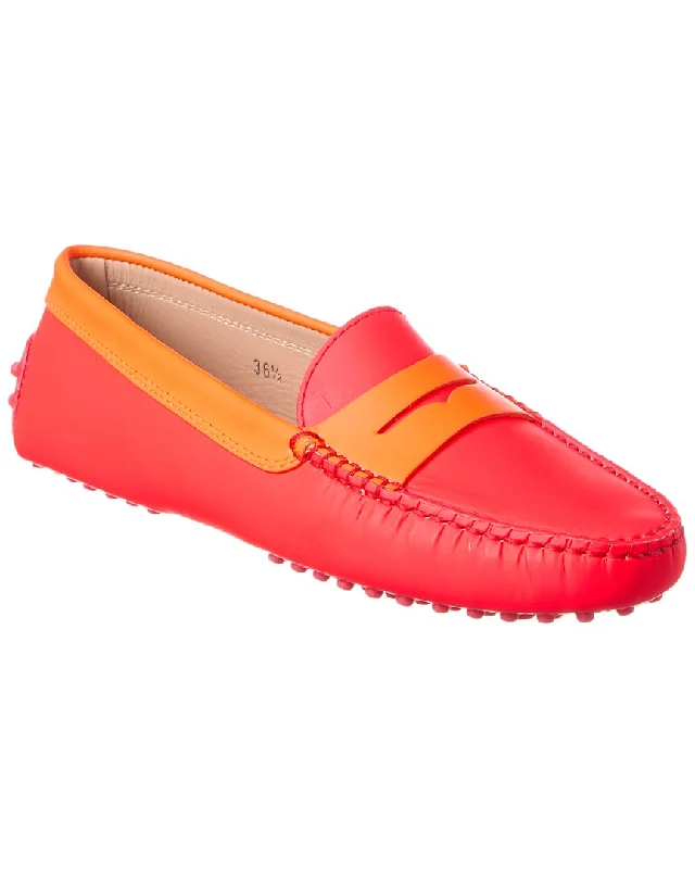 Women's Memory Foam Insole Loafers in Pink for Added Comfort Tod’S Gommino Leather Loafer Women's Memory Foam Insole Loafers in Pink for Added Comfort Tod’S Gommino Leather Loafer