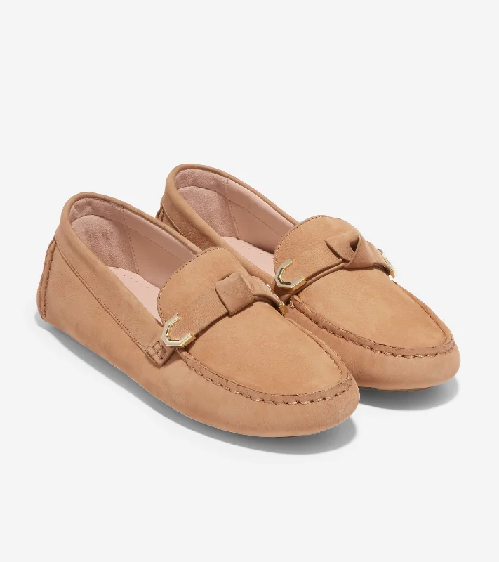 Women's Fur - Lined Loafers in Tan for a Cozy Winter Option Cole Haan Evelyn Bow Driver Women's Fur - Lined Loafers in Tan for a Cozy Winter Option Cole Haan Evelyn Bow Driver