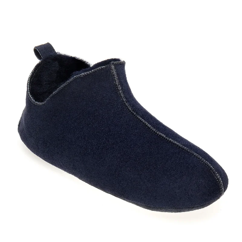 Women's Knitted Cable Pattern Slippers with a Non - Slip Sole in Cream for Indoor Comfort Berit Sheepskin Slippers/Yoga Shoe - Midnight Navy Women's Knitted Cable Pattern Slippers with a Non - Slip Sole in Cream for Indoor Comfort Berit Sheepskin Slippers/Yoga Shoe - Midnight Navy