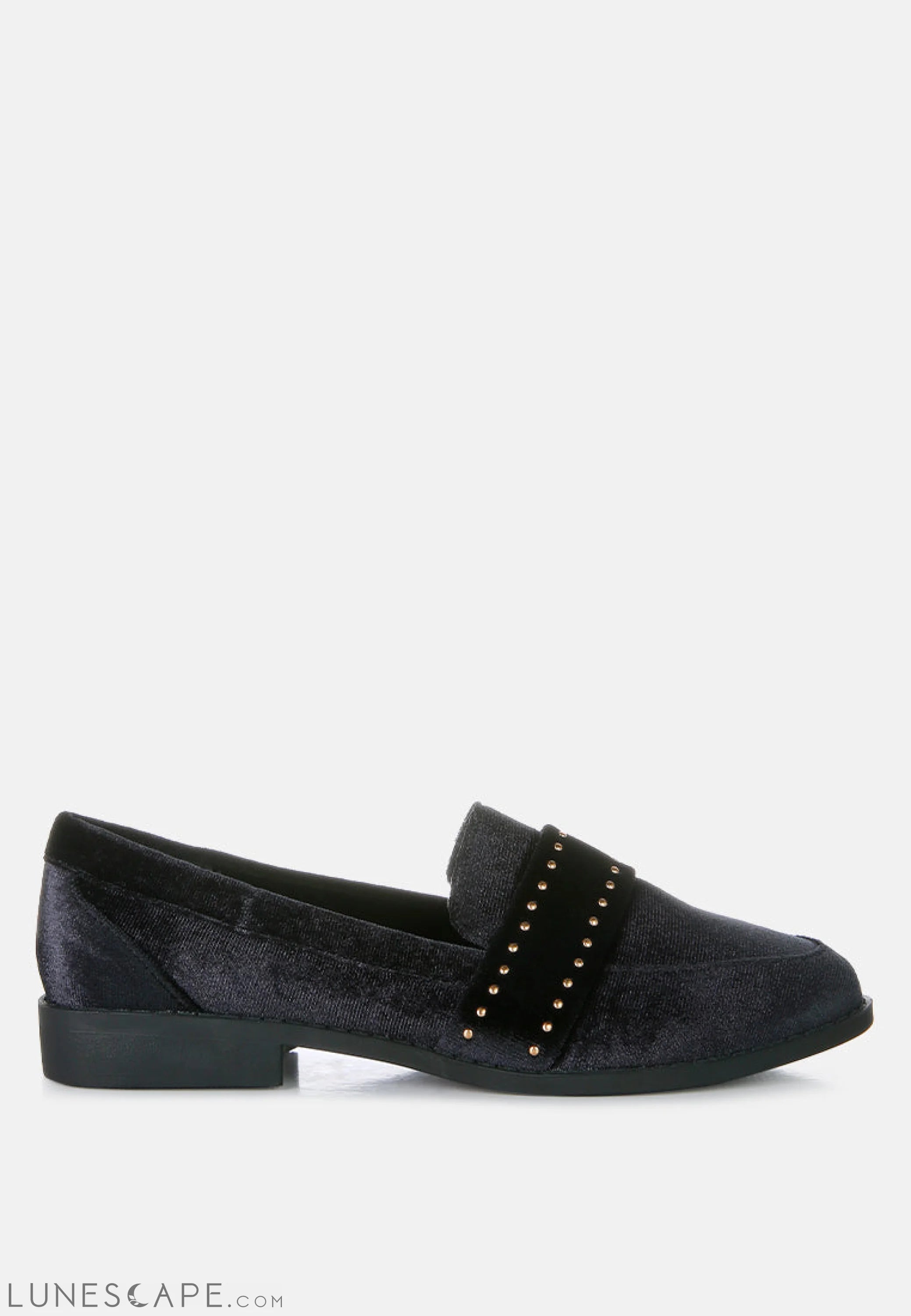 Women's Premium Leather Tassel Loafers in Dark Brown for a Classic Office Look Walkin Stud Detail Velvet Loafers