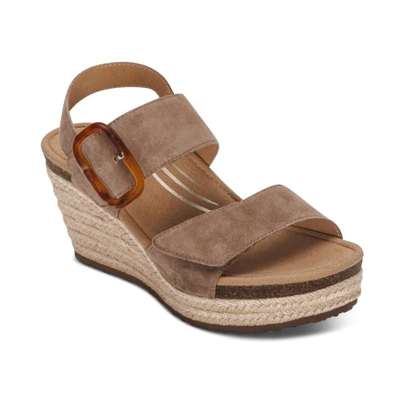Women's casual shoes in red for a pop of color AETREX ASHLEY - TAUPE