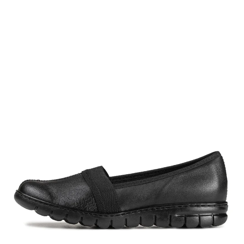 Women's Tassel - Trimmed Loafers with a Low Heel in Olive Green for a Trendy Twist SELJA Women’s stretch slip-ons