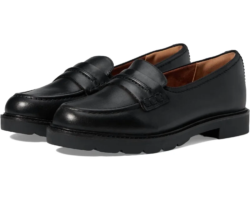 Women's Premium Leather Tassel Loafers in Dark Brown for a Classic Office Look Women's Janney Loafer In Black Women's Premium Leather Tassel Loafers in Dark Brown for a Classic Office Look Women's Janney Loafer In Black