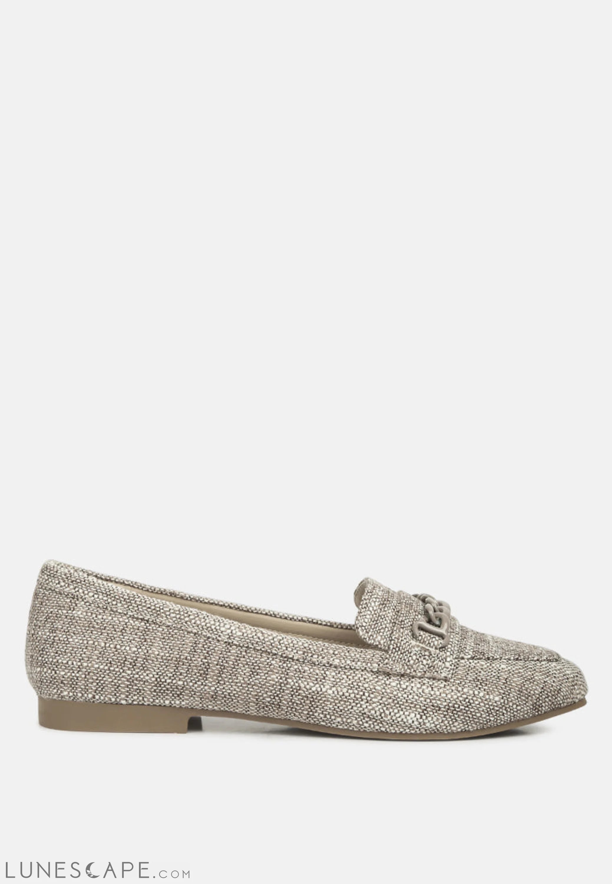 Women's Glitter - Embellished Loafers in Silver for a Sparkly Party Look Abeera Chain Embellished Loafers Women's Glitter - Embellished Loafers in Silver for a Sparkly Party Look Abeera Chain Embellished Loafers