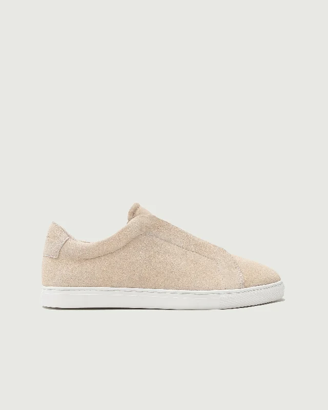 Women's Memory Foam Insole Loafers in Pink for Added Comfort Low 1 Laceless | Sand Suede Women's Memory Foam Insole Loafers in Pink for Added Comfort Low 1 Laceless | Sand Suede