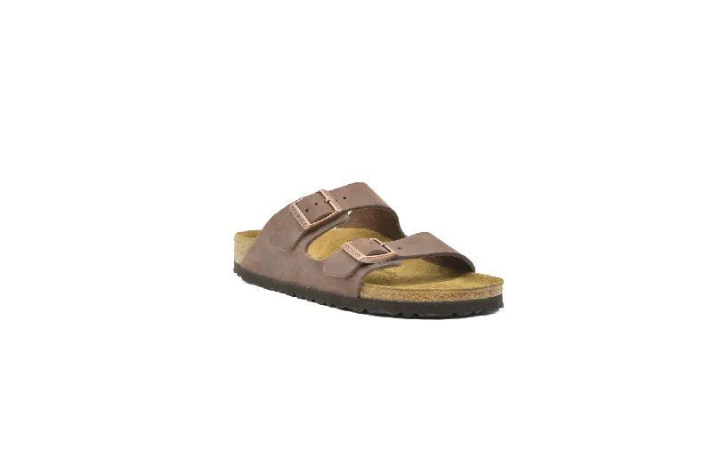 Waterproof Women's Rubber Beach Sandals with Arch Support in Blue for Water ActivitiesBIRKENSTOCK Arizona Oiled Leather Waterproof Women's Rubber Beach Sandals with Arch Support in Blue for Water ActivitiesBIRKENSTOCK Arizona Oiled Leather