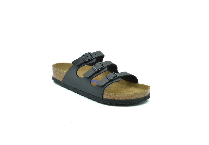 Women's Strappy Gladiator Sandals with Buckle Closures in Tan for a Boho LookBIRKENSTOCK Florida Soft Footbed Birko-Flor Women's Strappy Gladiator Sandals with Buckle Closures in Tan for a Boho LookBIRKENSTOCK Florida Soft Footbed Birko-Flor