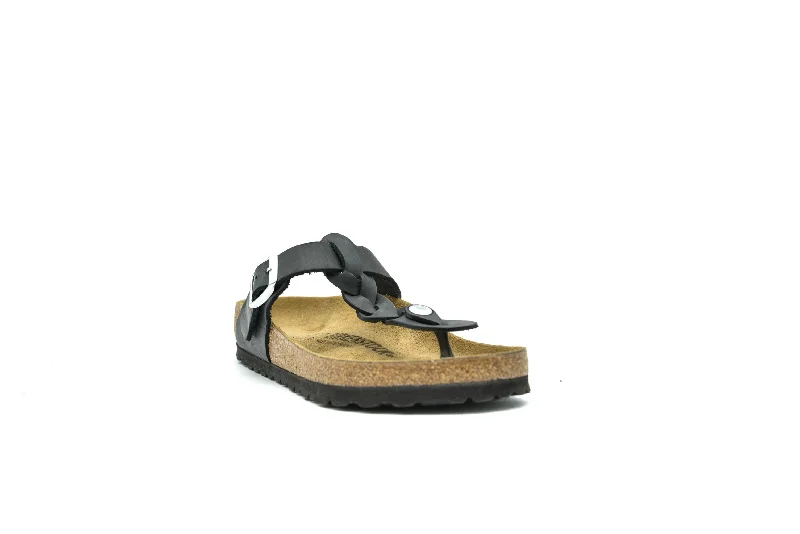 Women's Cork - Soled Espadrille Sandals with a Rope - Trimmed Upper in Navy for a Summer VibeBIRKENSTOCK Gizeh Oiled Leather Women's Cork - Soled Espadrille Sandals with a Rope - Trimmed Upper in Navy for a Summer VibeBIRKENSTOCK Gizeh Oiled Leather