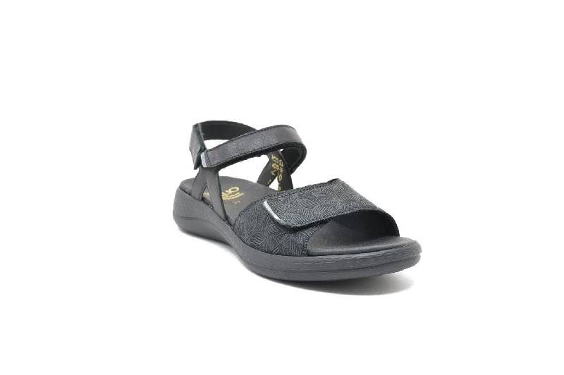 Women's Sandals with a Floral - Printed Upper in Pink for a Feminine Spring LookFIDELIO 5360
