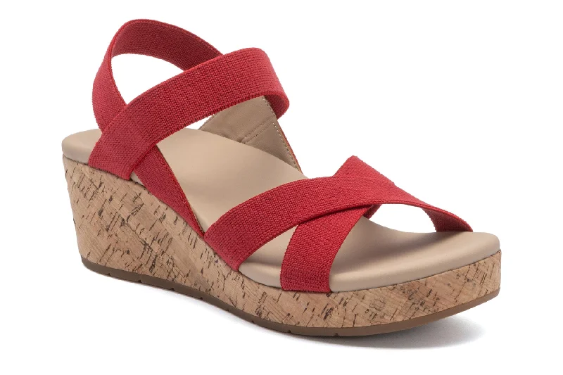 Women's Sandals with a Floral - Printed Upper in Pink for a Feminine Spring LookRiviera Stretch Metatarsal