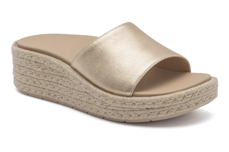 Women's Leather - Strapped Sandals with a Braided Detail in Brown for a Rustic AppealSolstice Slide Women's Leather - Strapped Sandals with a Braided Detail in Brown for a Rustic AppealSolstice Slide