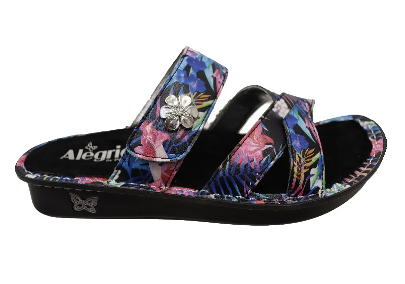 Adjustable Strap Women's Sandals with a Padded Heel in Pink for a Custom FitAlegria Victoriah Womens Comfortable Leather Slides Sandals Adjustable Strap Women's Sandals with a Padded Heel in Pink for a Custom FitAlegria Victoriah Womens Comfortable Leather Slides Sandals