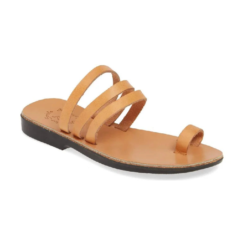 Women's Leather - Strapped Sandals with a Braided Detail in Brown for a Rustic AppealAngela - Leather Slip On Sandal | Tan Women's Leather - Strapped Sandals with a Braided Detail in Brown for a Rustic AppealAngela - Leather Slip On Sandal | Tan