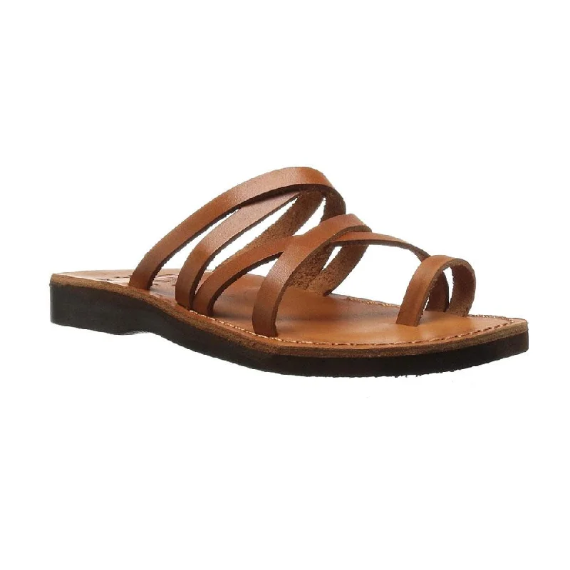Waterproof Women's Rubber Beach Sandals with Arch Support in Blue for Water ActivitiesAriel - Leather Cross Strap Sandal | Honey Waterproof Women's Rubber Beach Sandals with Arch Support in Blue for Water ActivitiesAriel - Leather Cross Strap Sandal | Honey