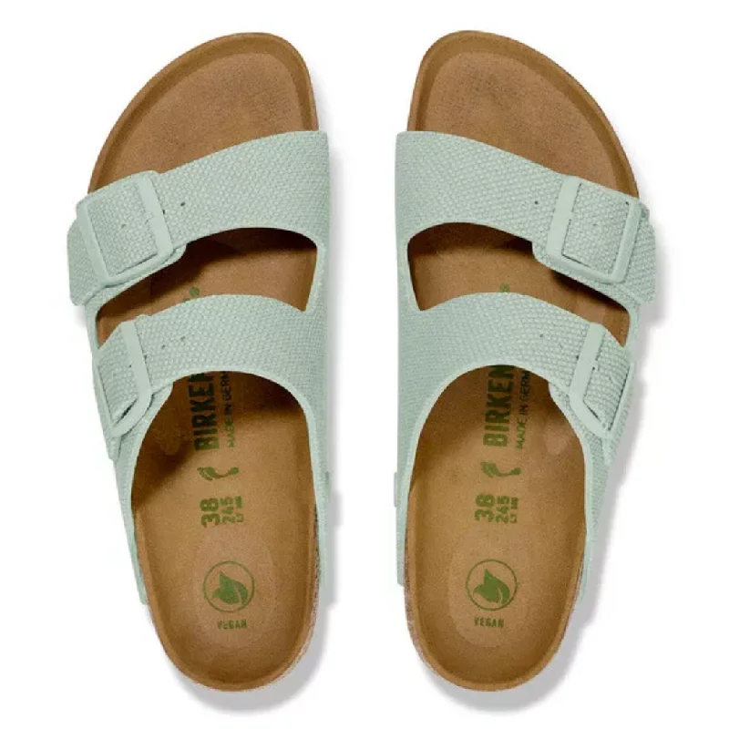 Women's Cork - Soled Espadrille Sandals with a Rope - Trimmed Upper in Navy for a Summer VibeArizona in Rough Surf Green from Birkenstock Women's Cork - Soled Espadrille Sandals with a Rope - Trimmed Upper in Navy for a Summer VibeArizona in Rough Surf Green from Birkenstock
