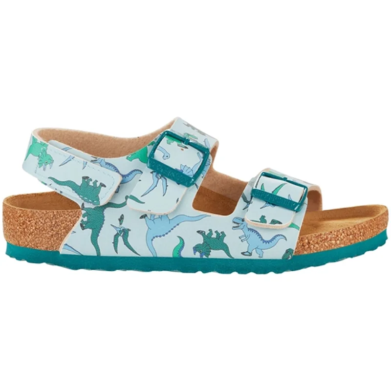 Women's Cork - Soled Espadrille Sandals with a Rope - Trimmed Upper in Navy for a Summer VibeBirkenstock Milano HL Big Dino Light Blue Sandals Women's Cork - Soled Espadrille Sandals with a Rope - Trimmed Upper in Navy for a Summer VibeBirkenstock Milano HL Big Dino Light Blue Sandals
