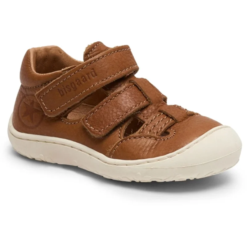 Elastic - Strap Women's Sandals with a Padded Toe in Teal for Easy On - and - OffBisgaard Hana Starter Shoes Cognac Elastic - Strap Women's Sandals with a Padded Toe in Teal for Easy On - and - OffBisgaard Hana Starter Shoes Cognac