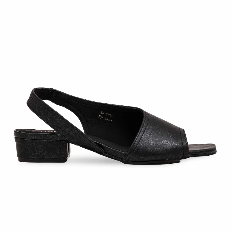 Women's Leather - Strapped Sandals with a Braided Detail in Brown for a Rustic AppealBlack Formal Sandal FR5361 Women's Leather - Strapped Sandals with a Braided Detail in Brown for a Rustic AppealBlack Formal Sandal FR5361