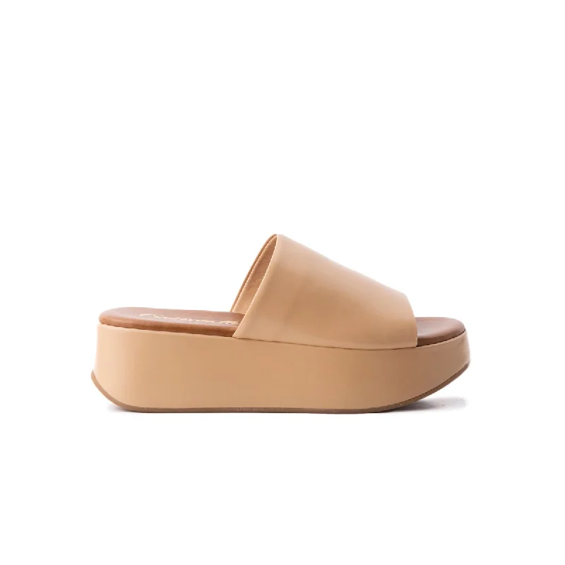 Women's Sandals with a Glitter - Coated Strap in Gold for a Sparkly Summer OutfitCayman Camel Leather Women's Sandals with a Glitter - Coated Strap in Gold for a Sparkly Summer OutfitCayman Camel Leather