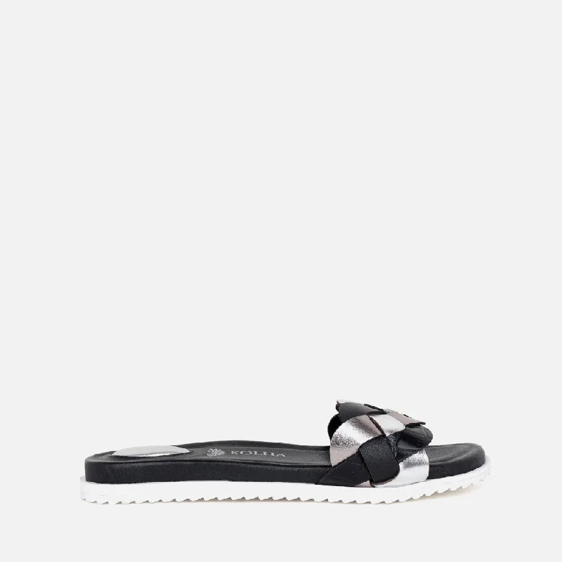 Shock - Absorbing Women's Sandals with a Soft Insole in Black for Active LifestylesAakriti Shock - Absorbing Women's Sandals with a Soft Insole in Black for Active LifestylesAakriti