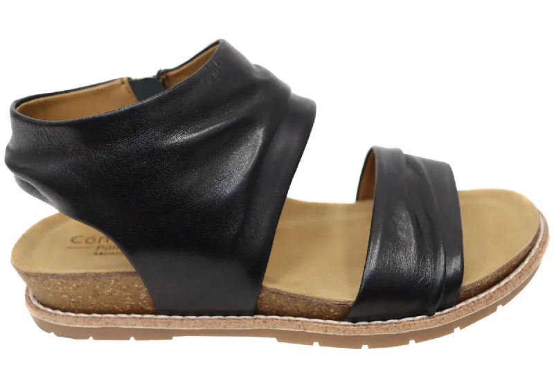 Sustainable Women's Recycled Material Sandals in Beige for Eco - Conscious ShoppersComfortiva Gale Womens Comfort Footbed Wide Fit Leather Sandals Sustainable Women's Recycled Material Sandals in Beige for Eco - Conscious ShoppersComfortiva Gale Womens Comfort Footbed Wide Fit Leather Sandals
