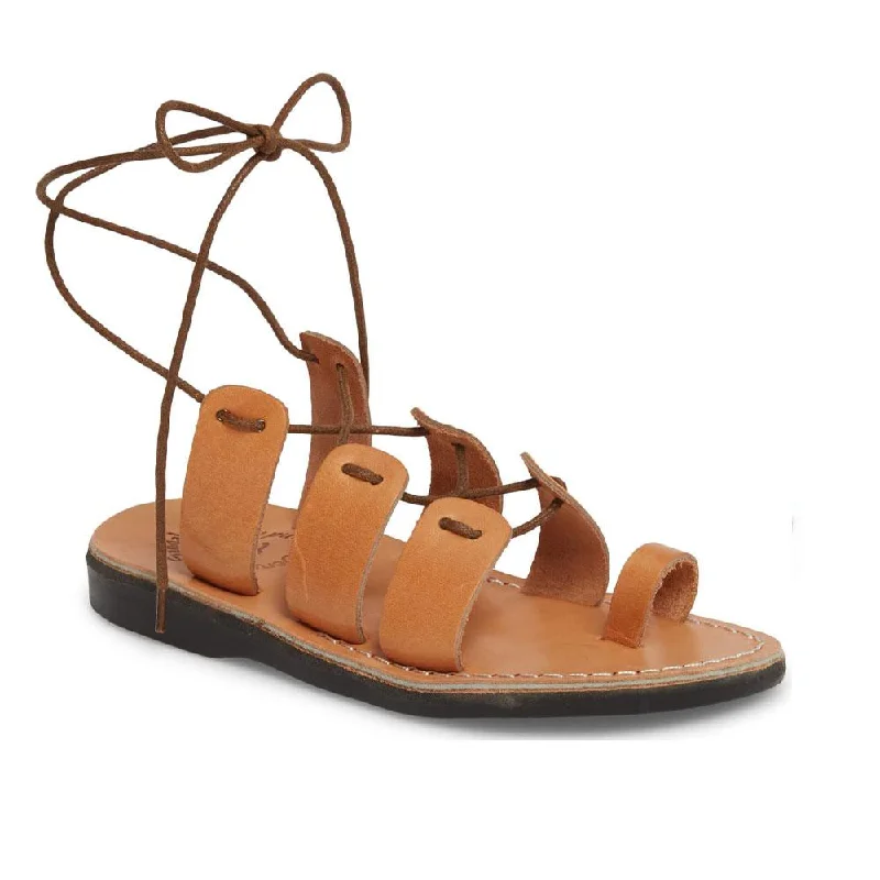 Lightweight Women's Mesh - Paneled Sandals in Yellow for BreathabilityDeborah - Leather Lace Up Sandal | Tan Lightweight Women's Mesh - Paneled Sandals in Yellow for BreathabilityDeborah - Leather Lace Up Sandal | Tan