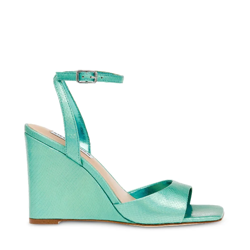 Women's Sandals with a Glitter - Coated Strap in Gold for a Sparkly Summer OutfitEmerge Sandal TURQ IRIS Women's Sandals with a Glitter - Coated Strap in Gold for a Sparkly Summer OutfitEmerge Sandal TURQ IRIS