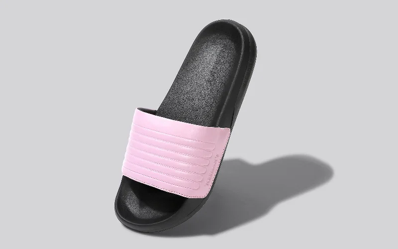 Lightweight Women's Mesh - Paneled Sandals in Yellow for BreathabilityFootBed Slides for Women : Lavender Black Lightweight Women's Mesh - Paneled Sandals in Yellow for BreathabilityFootBed Slides for Women : Lavender Black