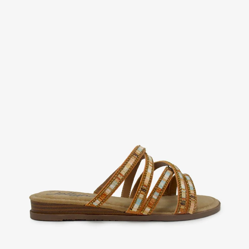 Shock - Absorbing Women's Sandals with a Soft Insole in Black for Active LifestylesGLISTEN TERRACOTTA Shock - Absorbing Women's Sandals with a Soft Insole in Black for Active LifestylesGLISTEN TERRACOTTA